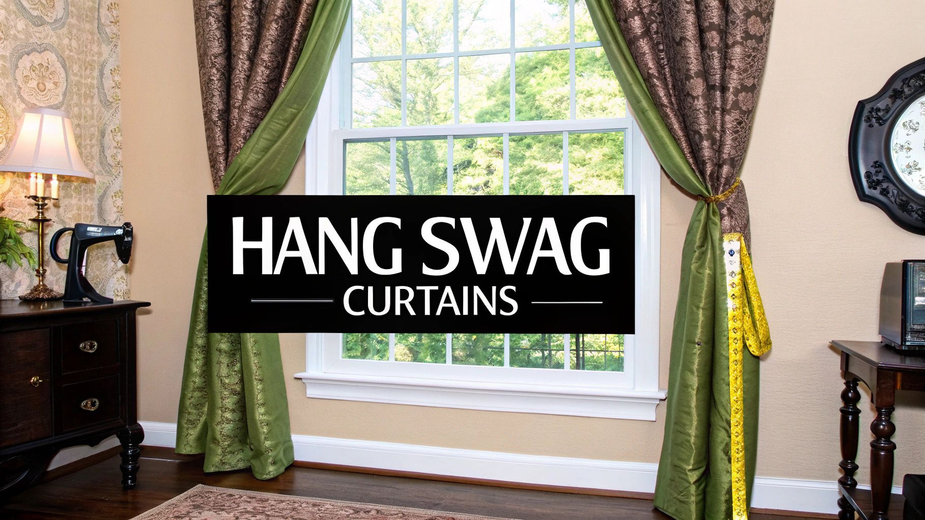 How to Hang Swag Curtains Like a Pro: A Step-by-Step Guide