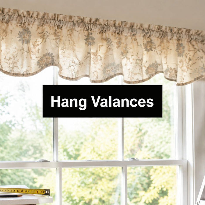 How to Hang Valances for a Polished, Custom Look