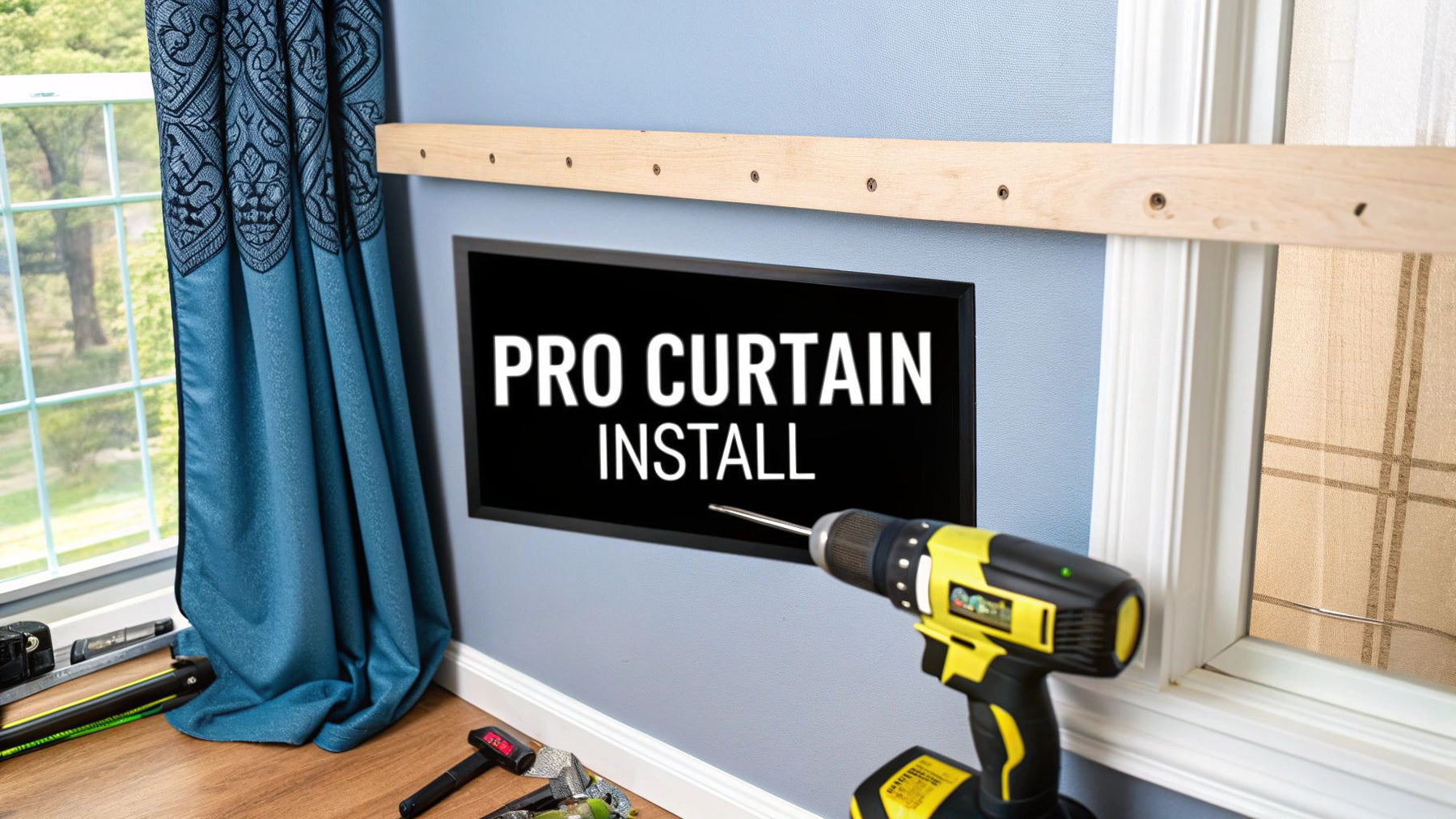 How to Install a Curtain Rod Like a Pro: A Step-by-Step Guide