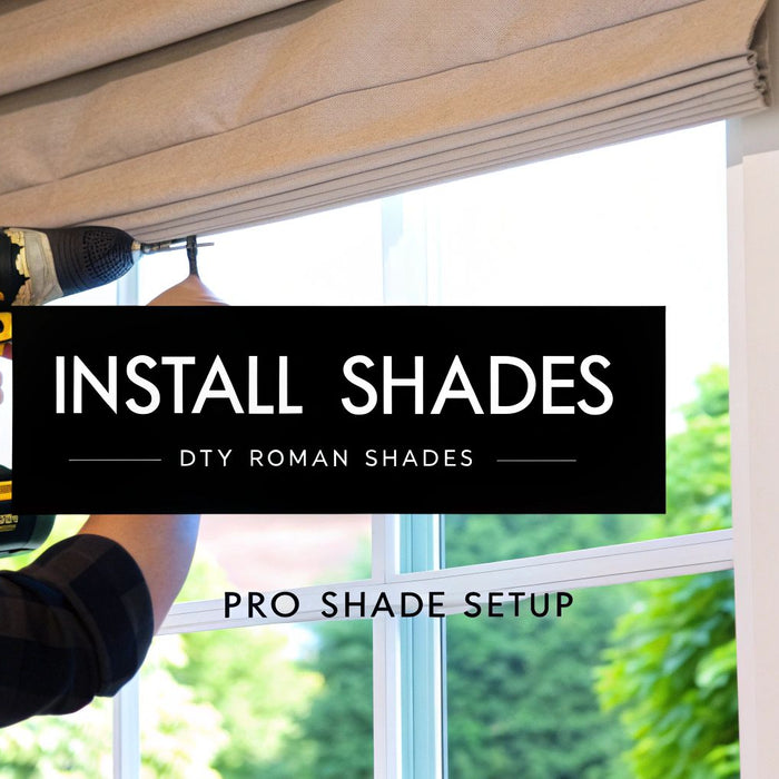 How to Install Roman Shades in Under an Hour: A DIY Guide