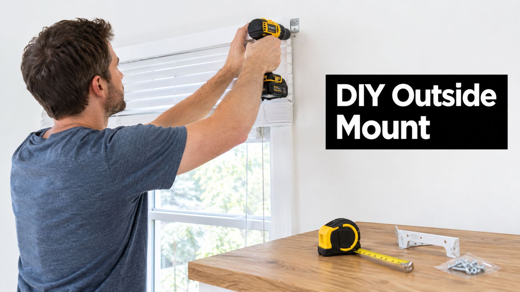 How to Install Window Blinds Outside Mount: A DIY Guide