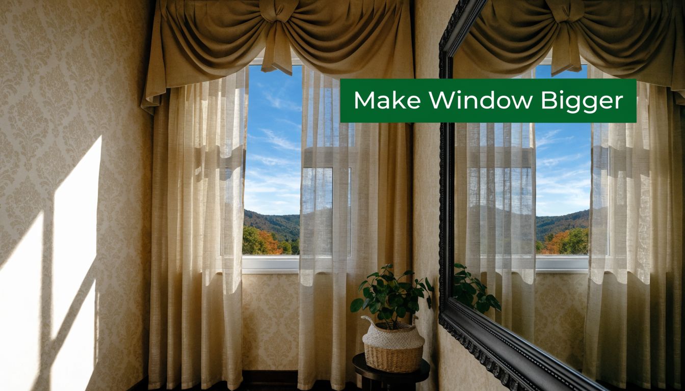 How to Make a Small Window Look Bigger