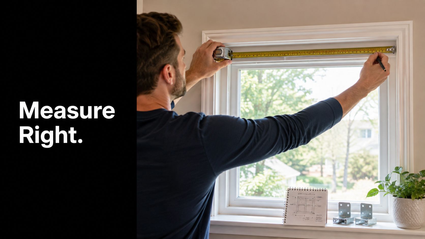 How to Measure for Roller Shades the Right Way