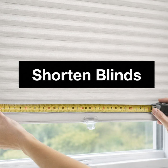 How to Shorten Cordless Blinds Without Ruining Them