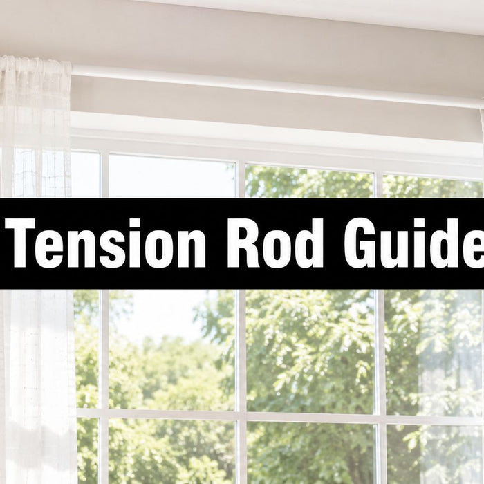 How to Use Tension Rods for Windows, Showers and Closets
