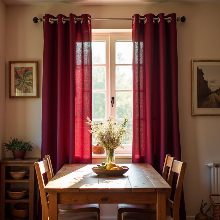 7 Red, Black, and White Kitchen Curtains for Stylish Decor