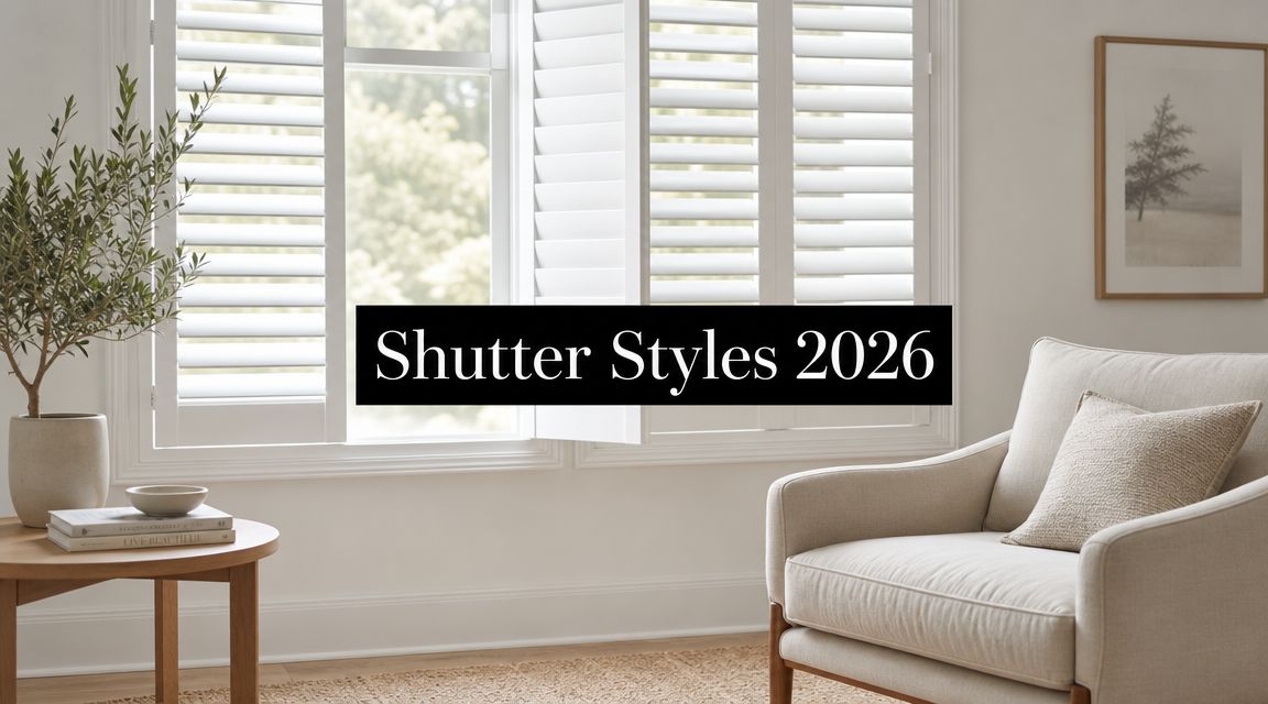 Window Treatments with Shutters: Styles & Trends 2026