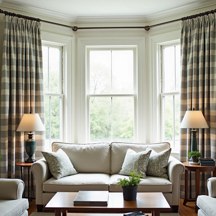 4 Steps to Choose the Right Curtain Pole for Bay Window