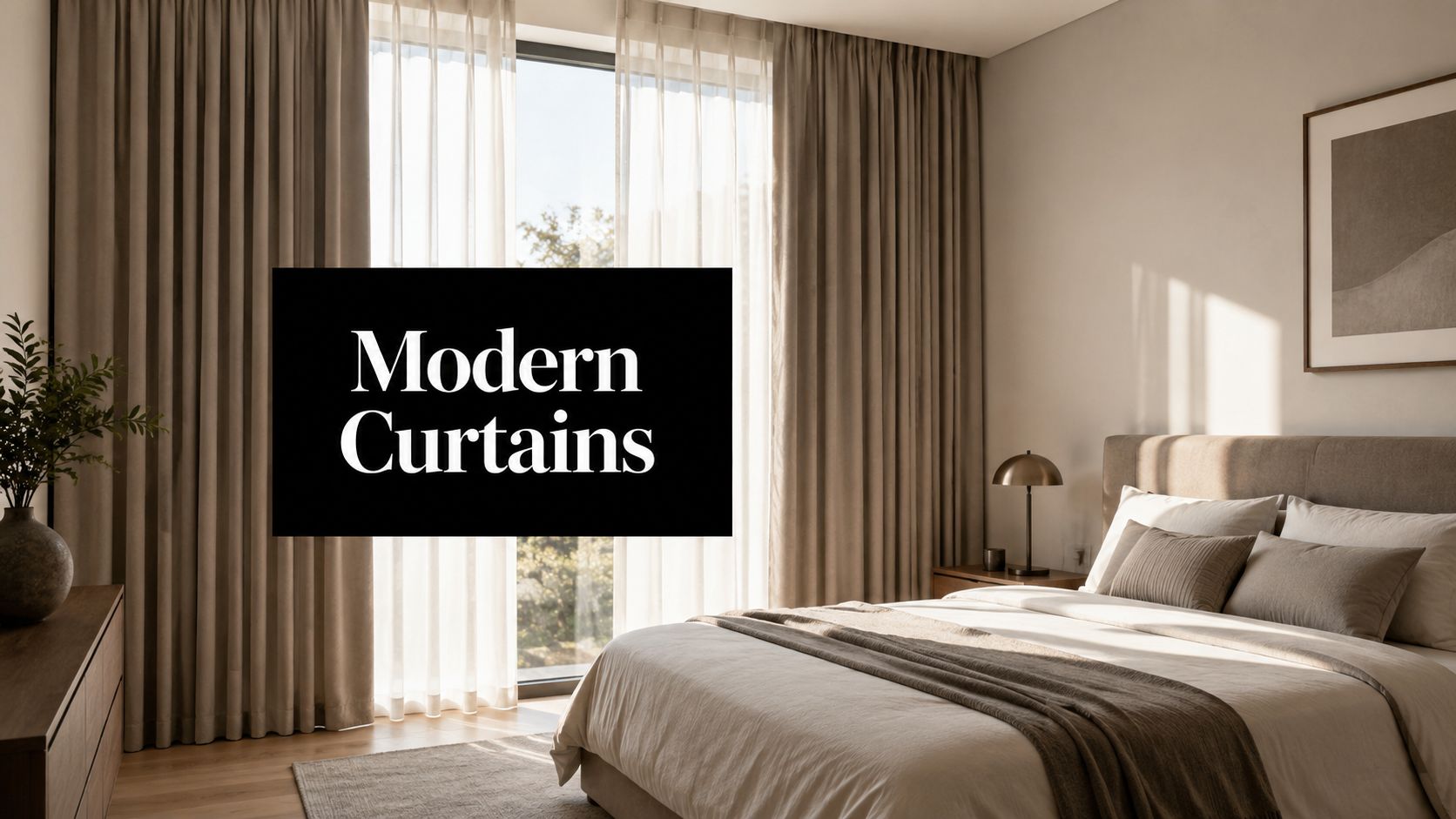 Modern Bedroom Curtain Ideas to Style Light and Privacy