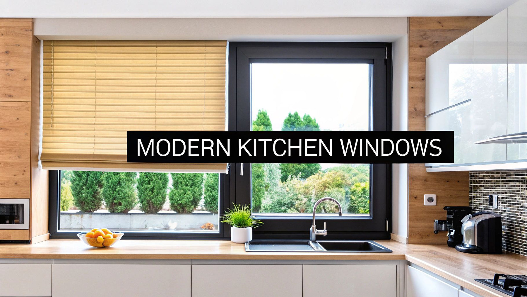 A Practical Guide to Modern Kitchen Window Treatments