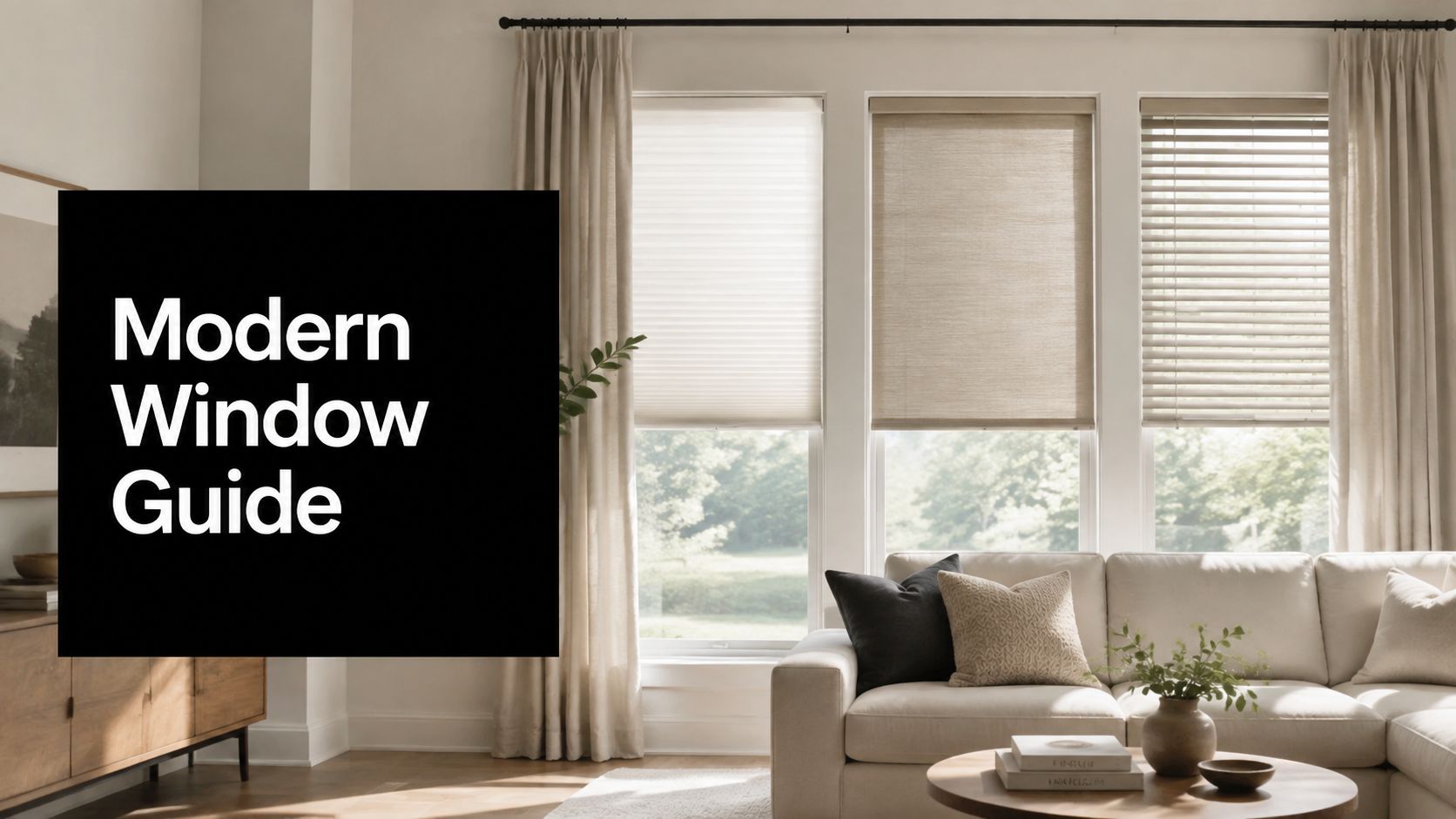 Modern Window Treatments for Living Room: 2026 Guide