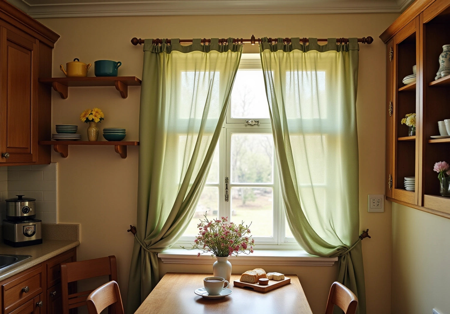 Master Kitchen Window Cafe Curtains for Your Home Decor