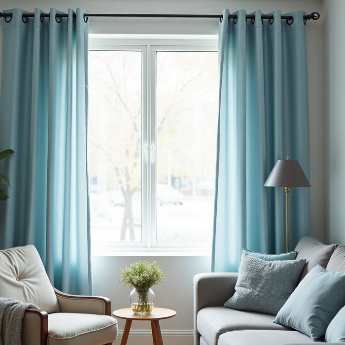 Master Light Blue and Grey Curtains for Your Home Decor