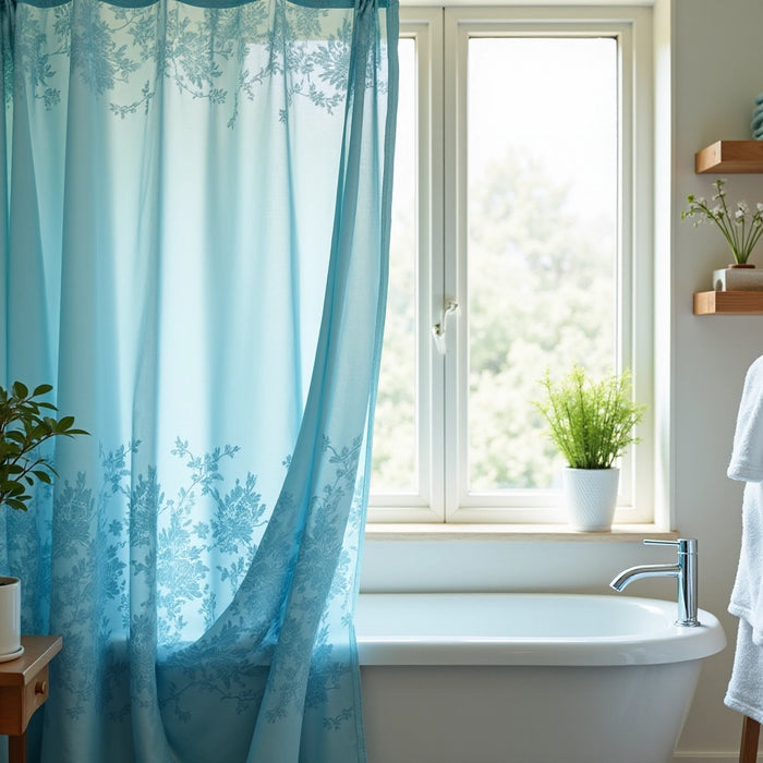 10 Stunning Blue Floral Shower Curtain Options for Your Bathroom
