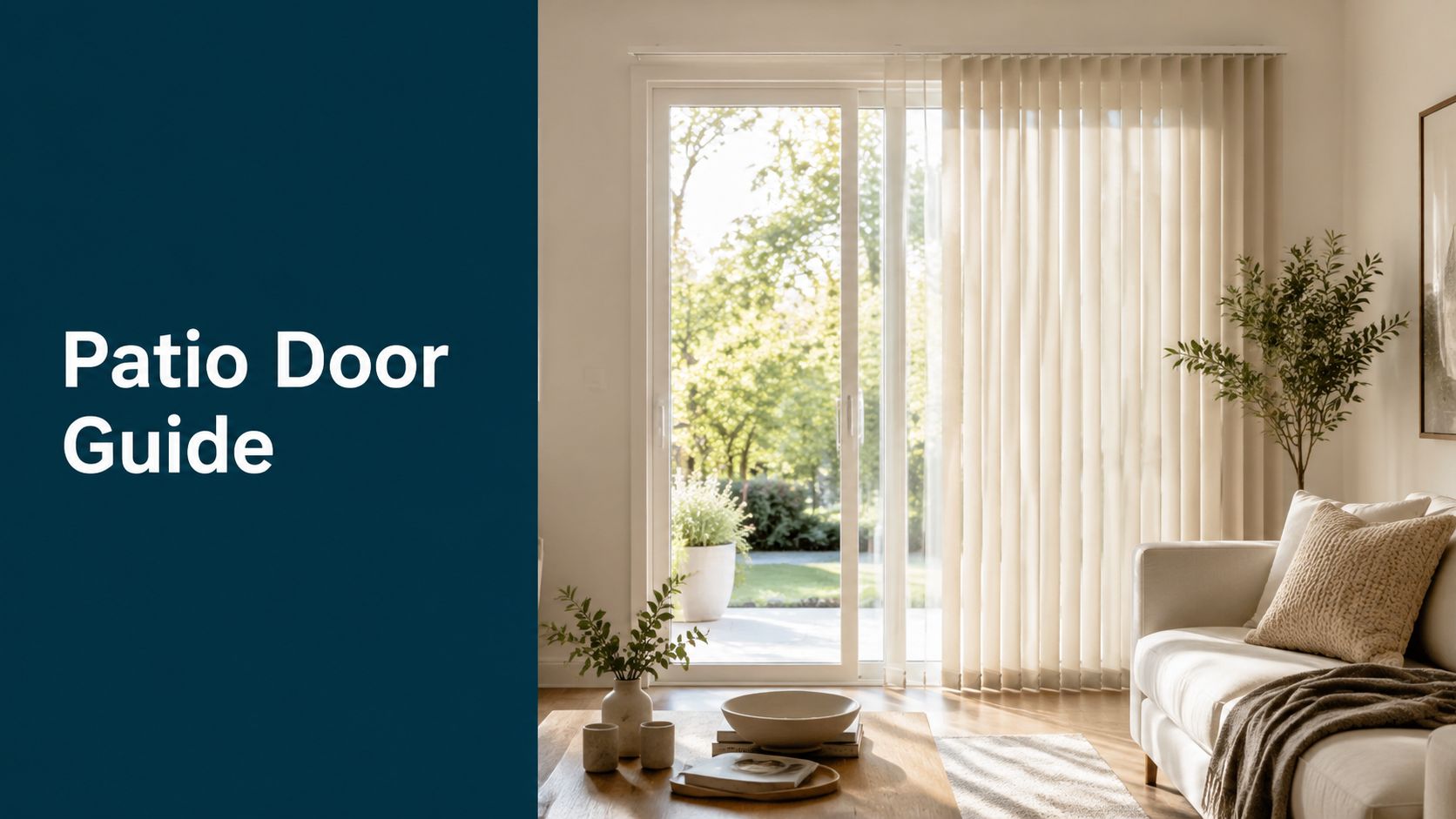 Patio Door Window Treatments: A Complete Buyer's Guide