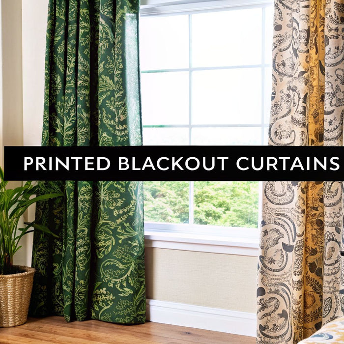 Printed Blackout Curtains: Your Guide to Style and Sleep