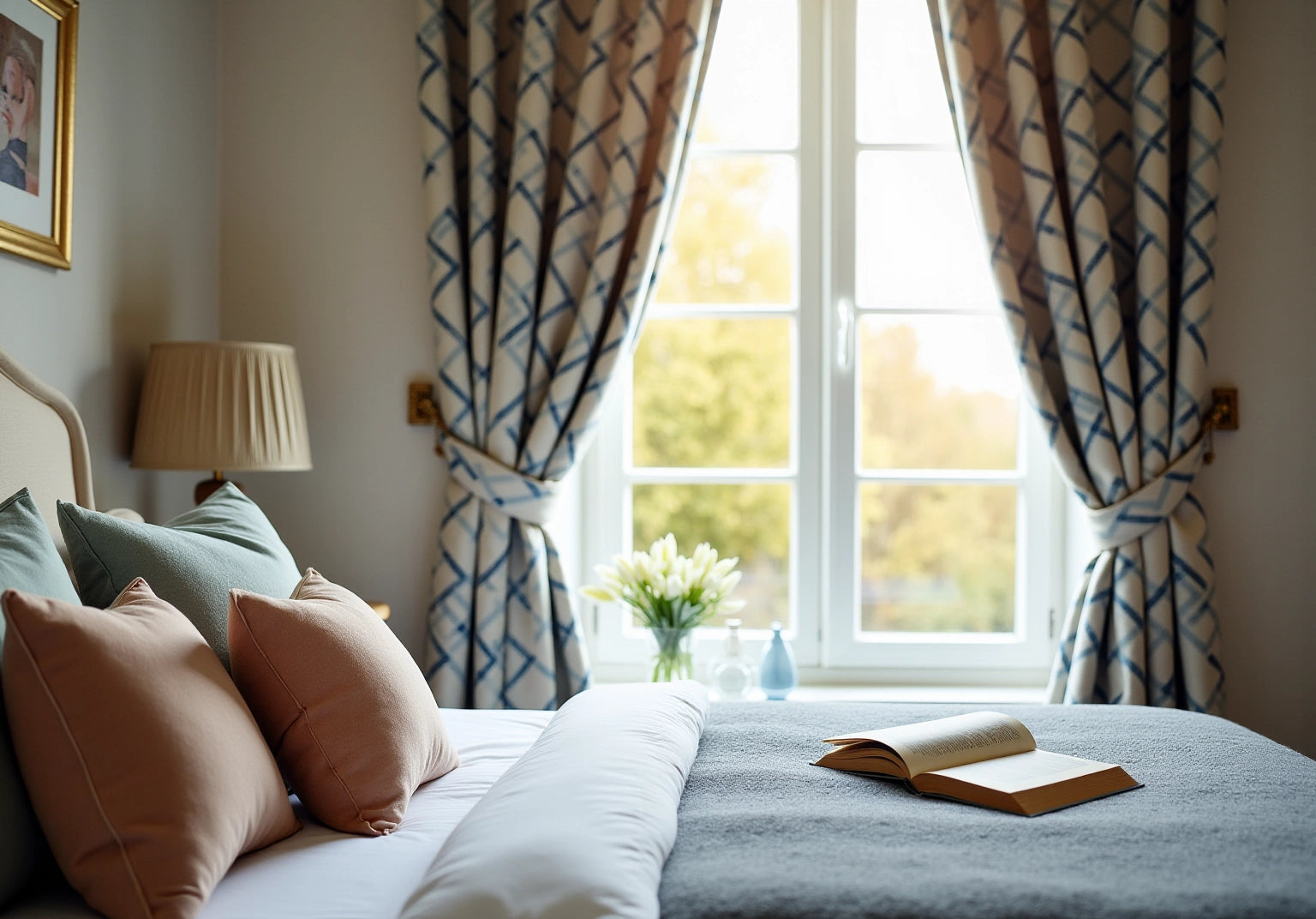 4 Steps to Choose and Install Patterned Blackout Curtains