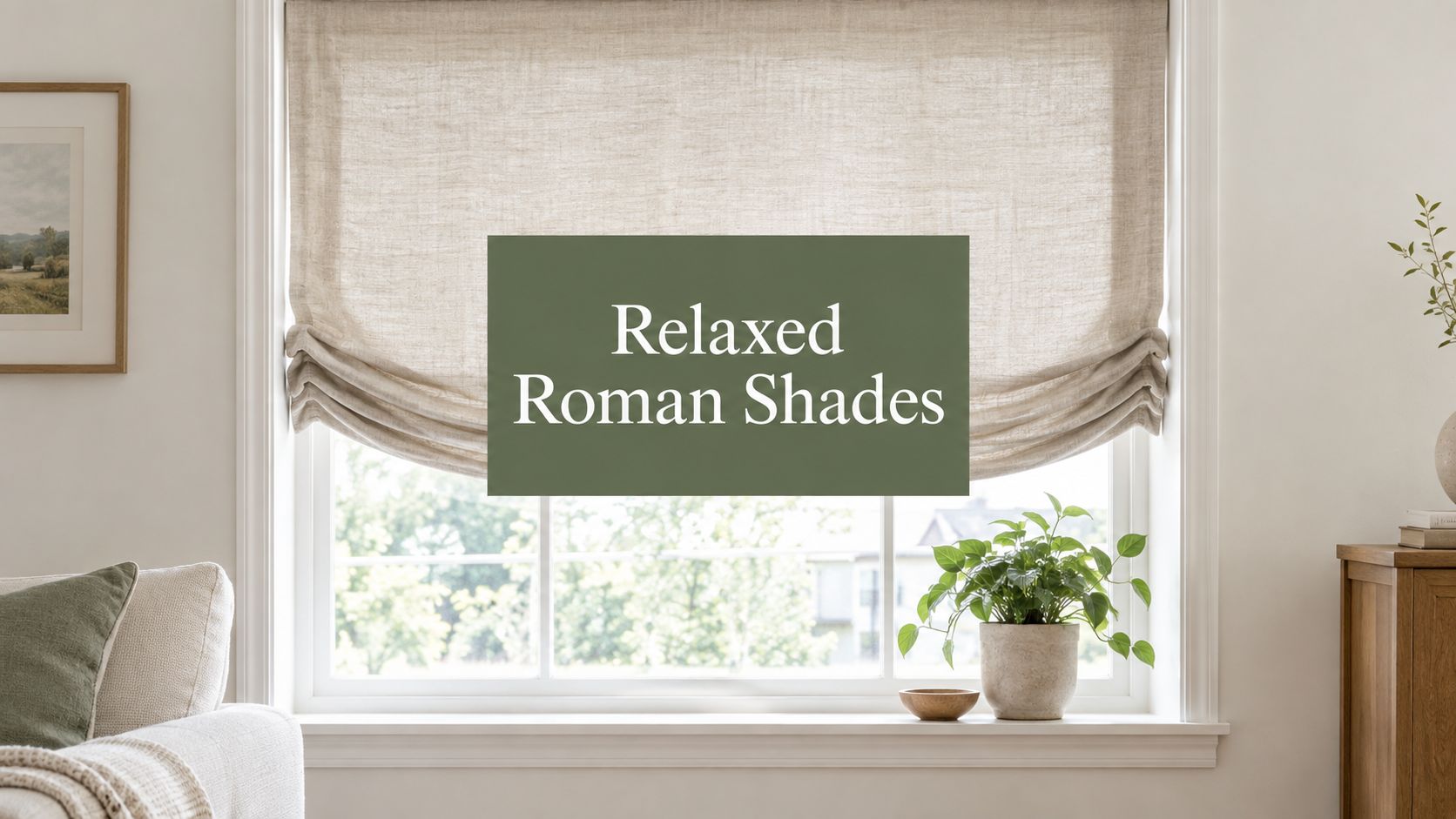 Relaxed Roman Shades: A Complete Buyer's Guide