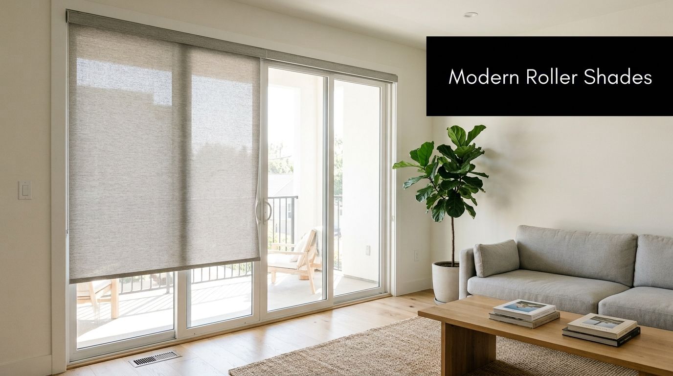 Roller Shades for Sliding Glass Doors: A Modern Guide