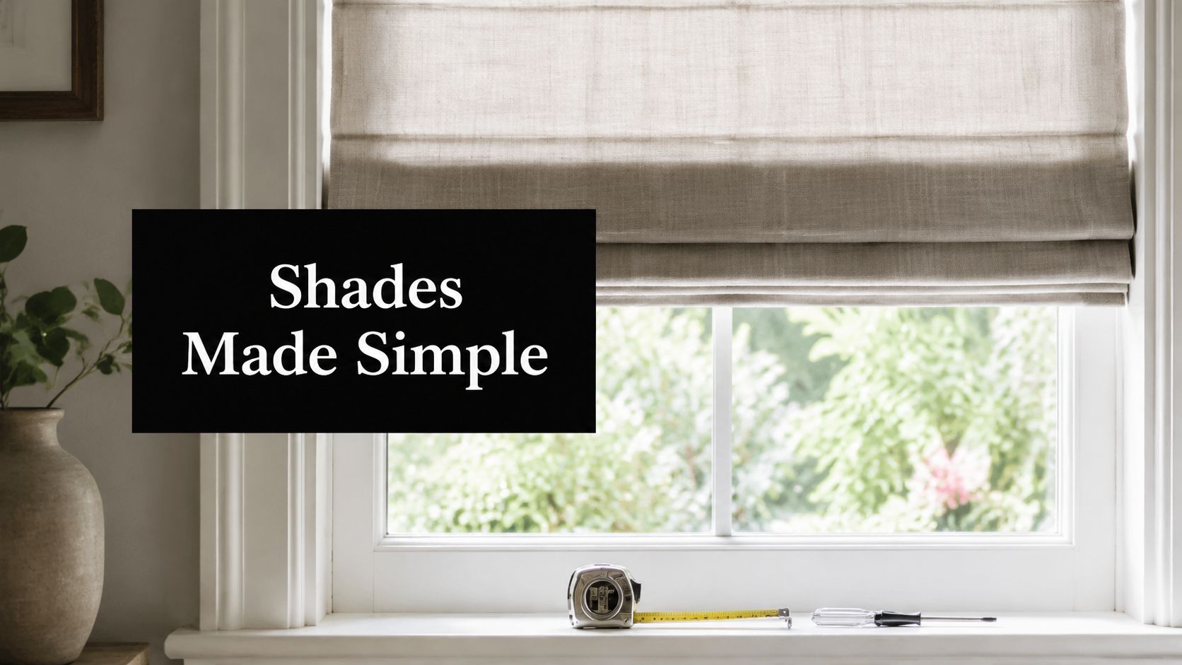 Roman Shades Installation Made Simple