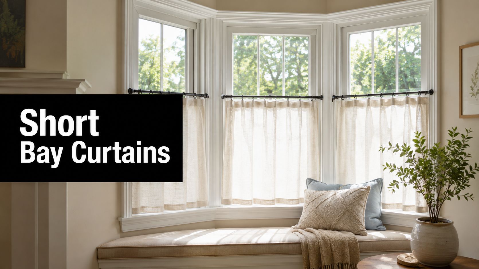 The 2026 Style Guide to Short Bay Window Curtains
