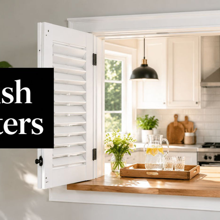 Stylish Shutters for Kitchen Pass Through: Your Ultimate