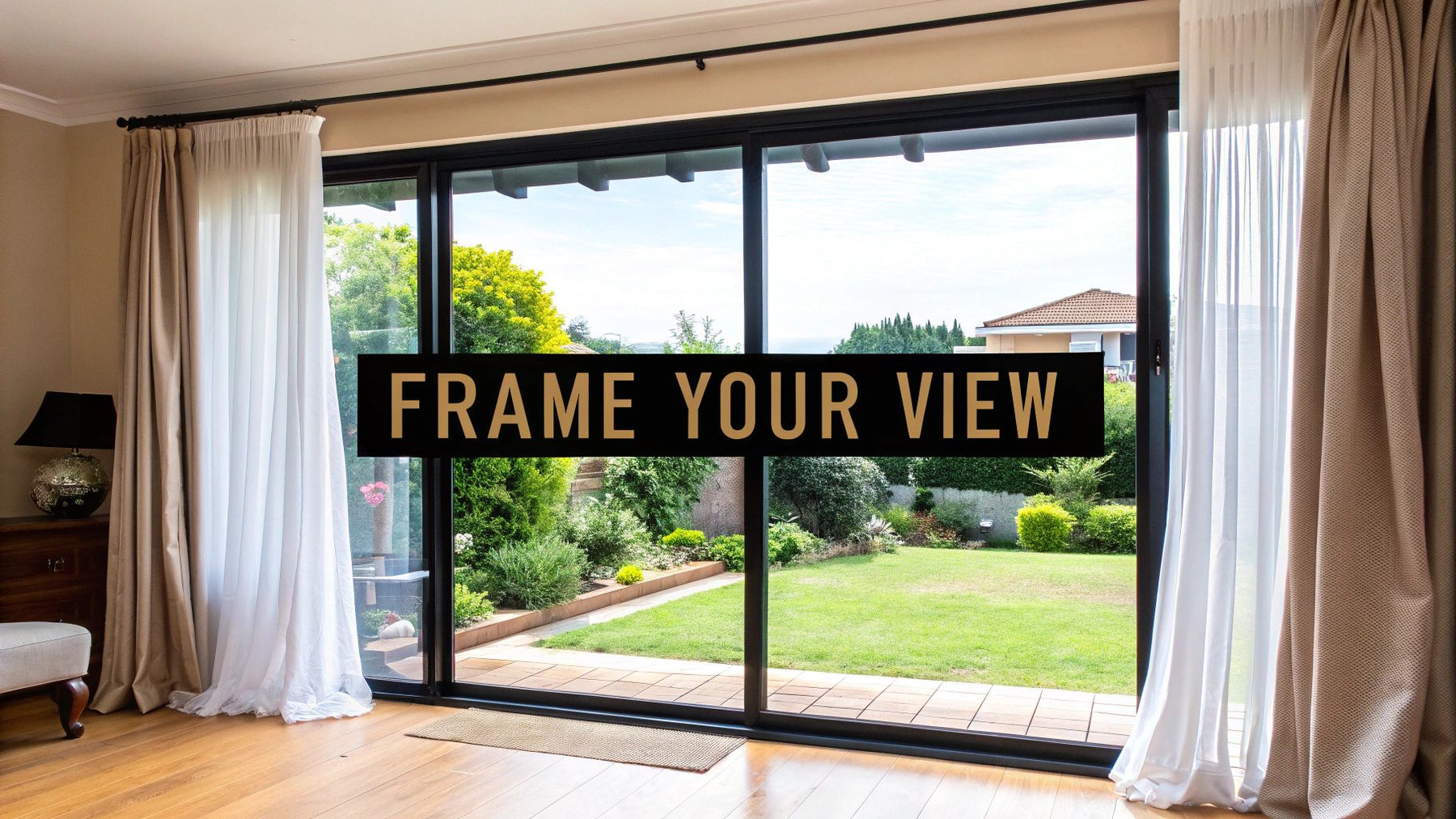 16 Genius Sliding Glass Patio Door Curtain Ideas to Frame Your View