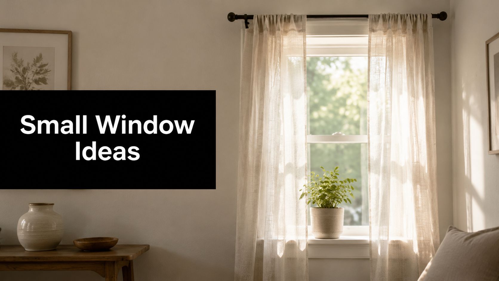 Small Window Curtains Ideas to Maximize Your Space