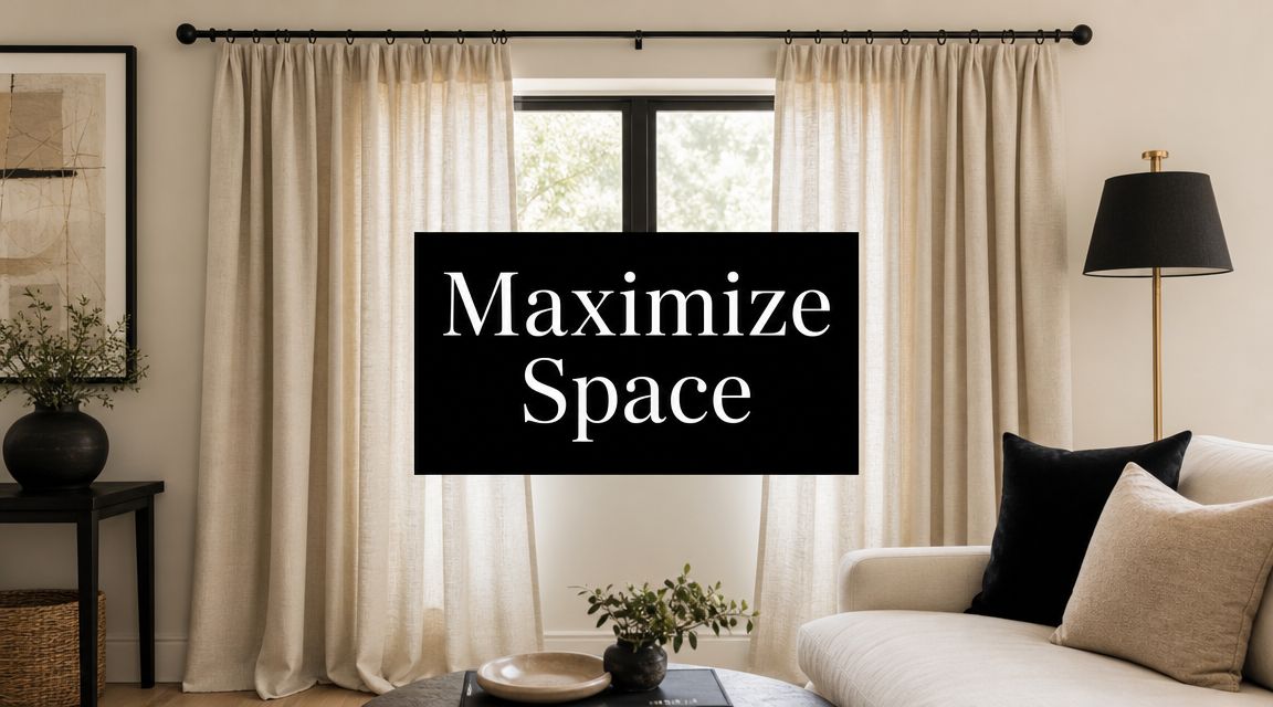 Small Window Drapery Ideas to Maximize Your Space