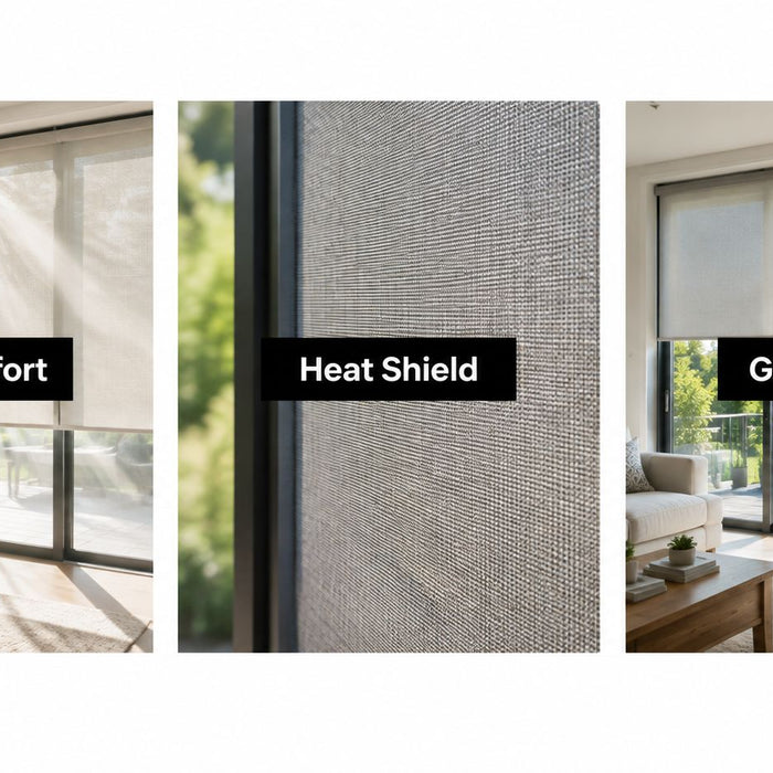 Solar Shades for Patio Doors That Cut Glare and Heat