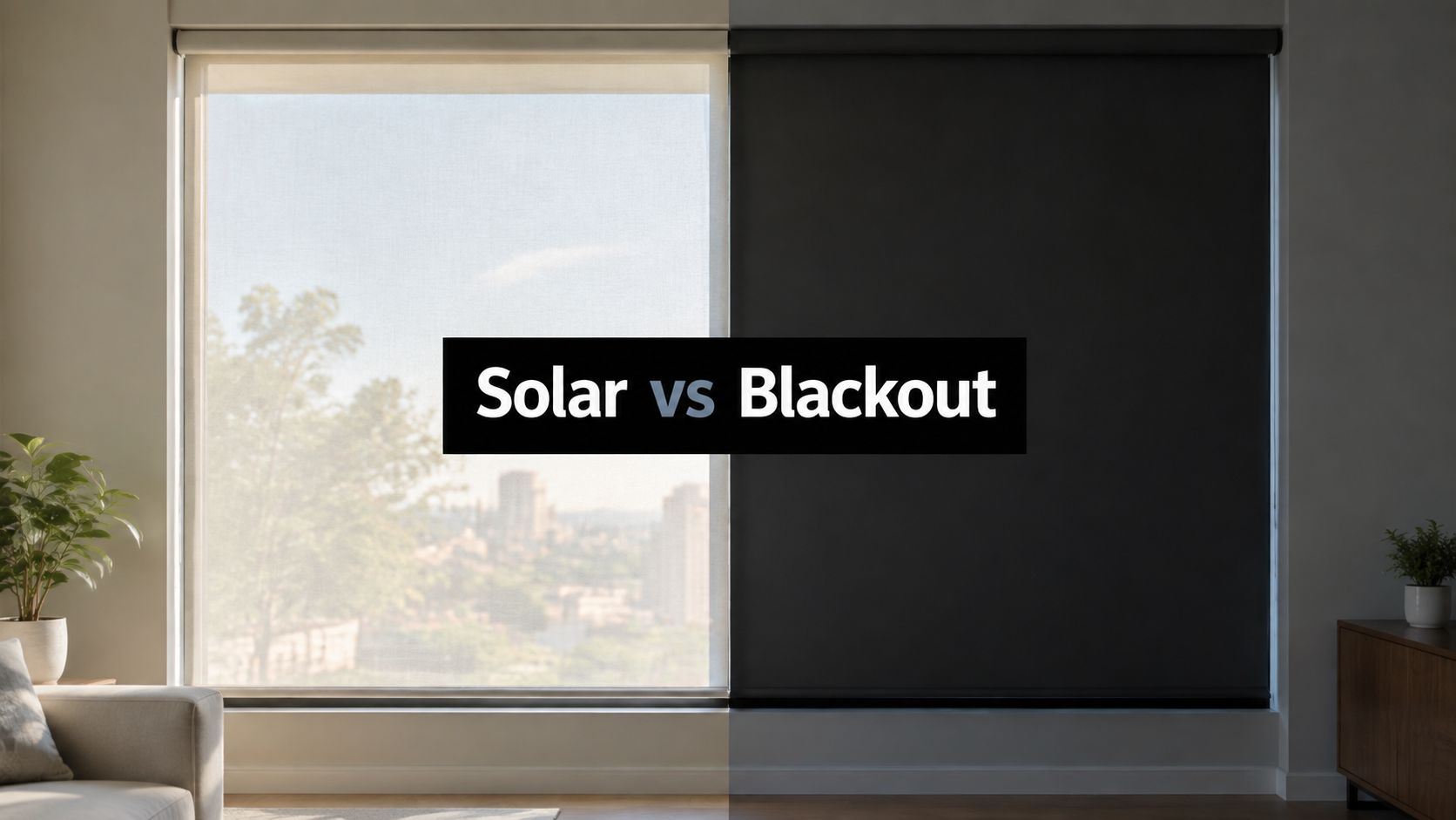 Solar Shades vs Blackout Shades: Which One Fits Your Home