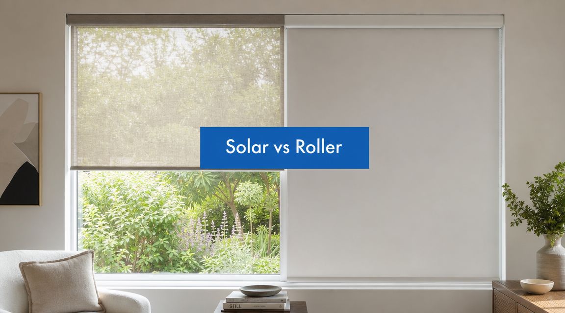 Solar Shades vs Roller Shades Which Is Right for Your Home?