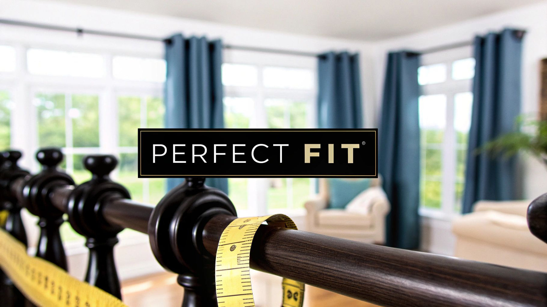 A Guide to Standard Curtain Rod Lengths & How to Pick the Perfect Size