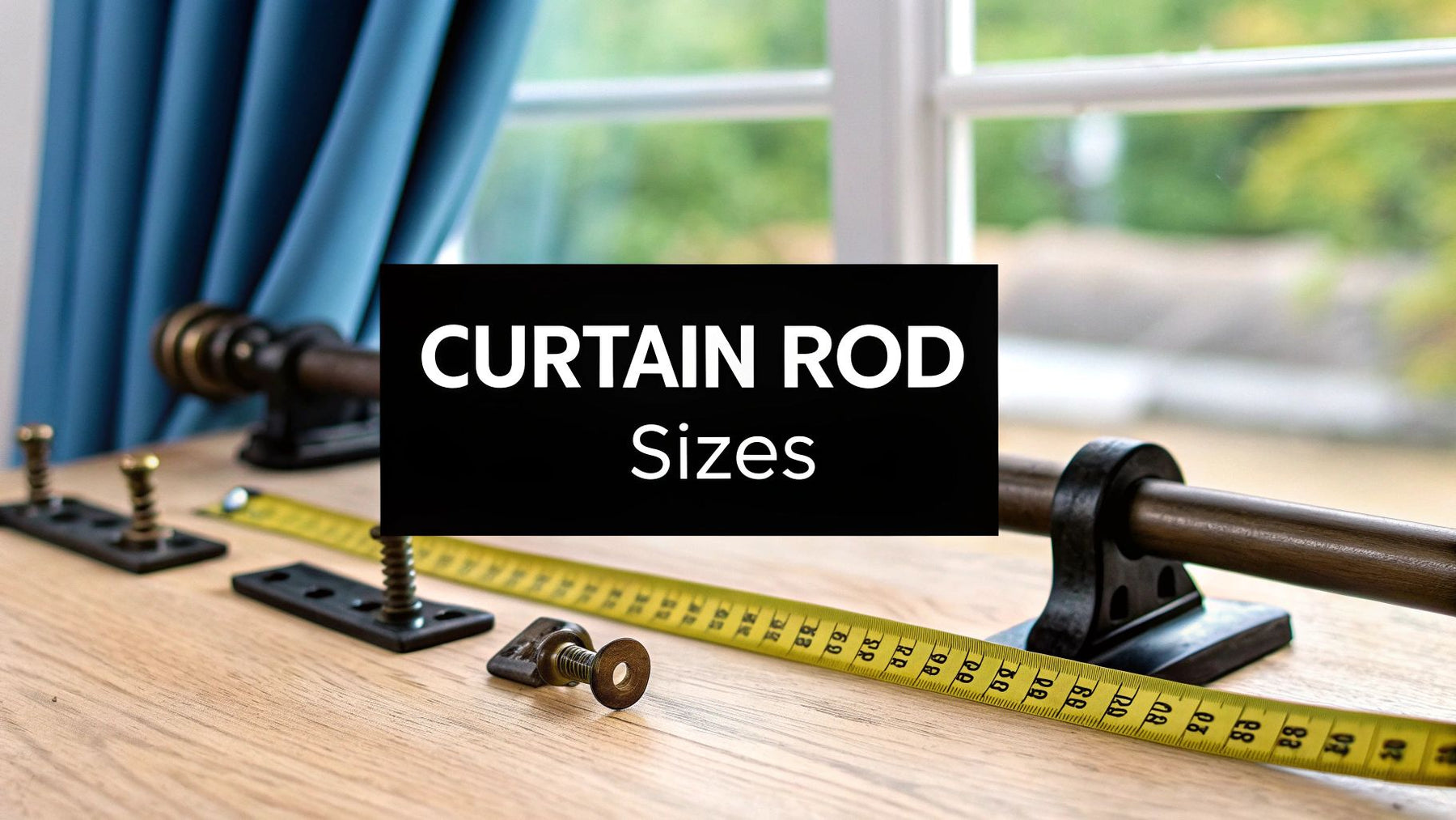 A Guide to Standard Curtain Rod Sizes for Perfect Windows