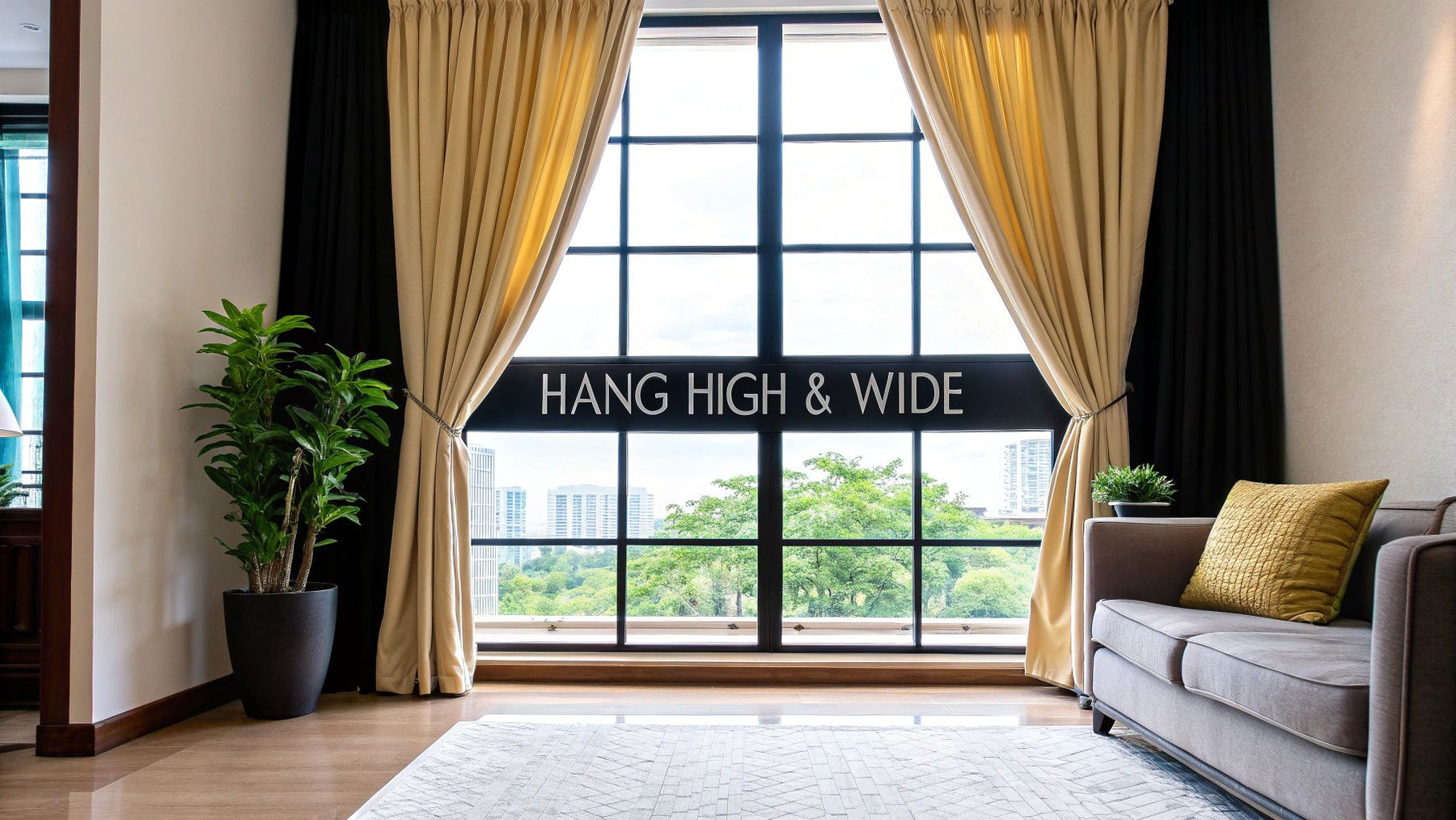 Where to Hang Drapes for a Polished, Designer Look