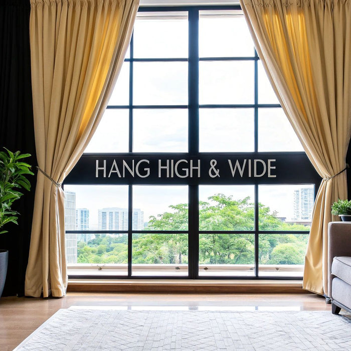 Where to Hang Drapes for a Polished, Designer Look