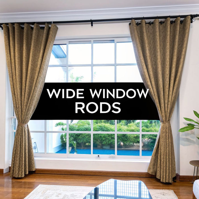 A Pro's Guide to Choosing Wide Window Curtain Rods