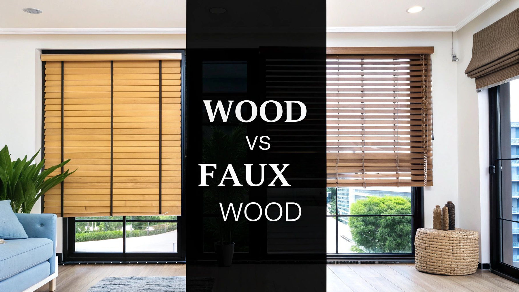 Wood vs Faux Wood Blinds: A Definitive Guide for 2024