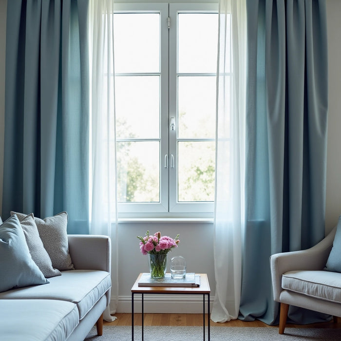 4 Steps to Choose Perfect Grey and Blue Curtains