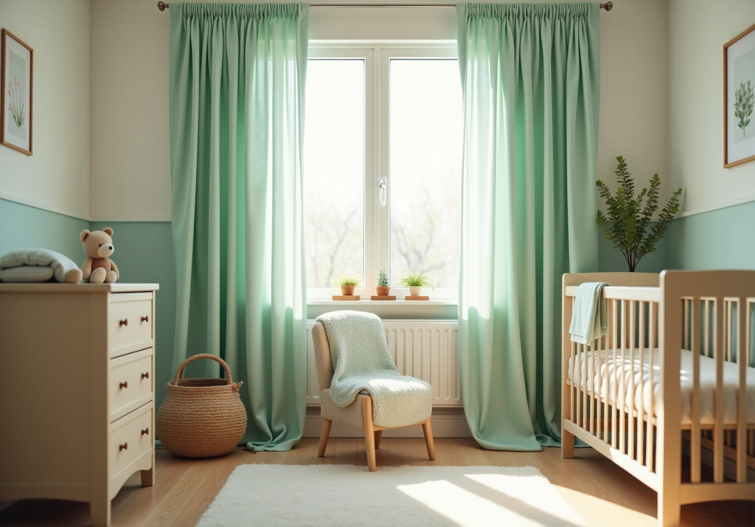 4 Steps to Choose Green Nursery Curtains for Your Baby's Room