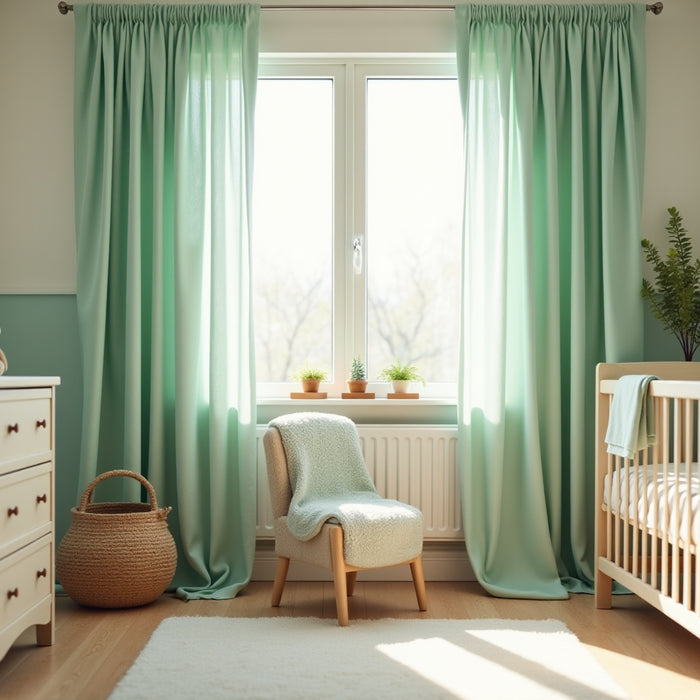 4 Steps to Choose Green Nursery Curtains for Your Baby's Room