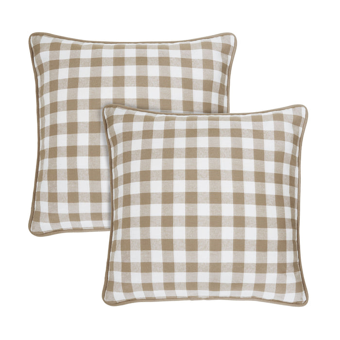 Throw Pillow Covers - 18-inx18-in - Set of Two