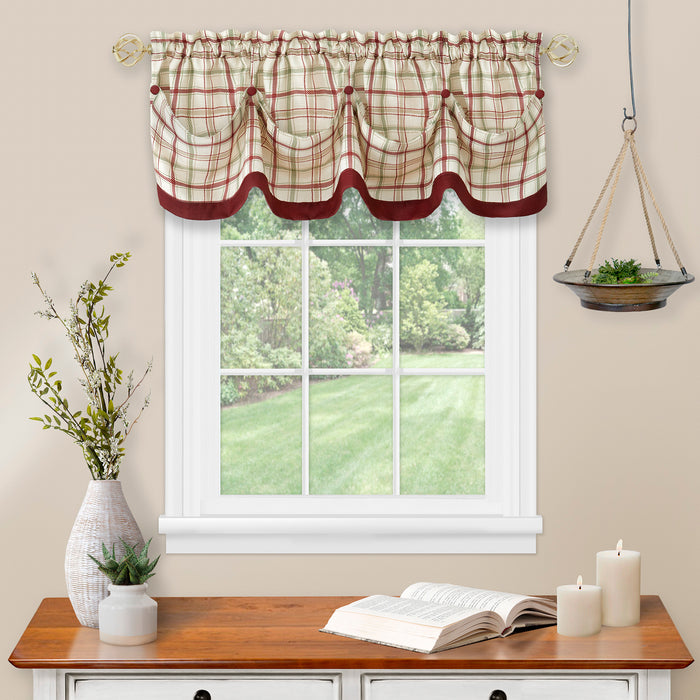 Tuck Valance with Buttons