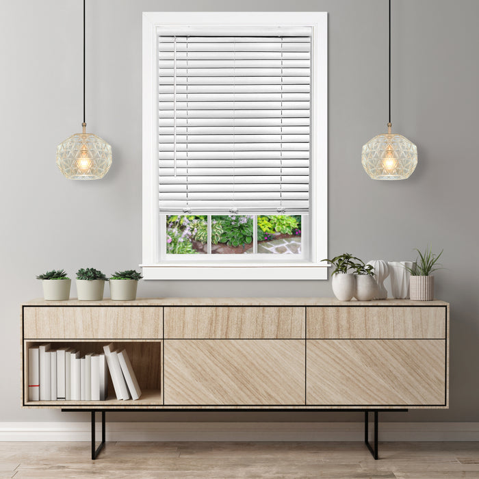 Cordless GII Luna 2" Vinyl Venetian Blind - Mahogany for Textiles & Soft Furnishings - 31x64