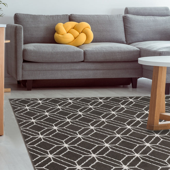 3 Piece Rug Set - Zara Grey