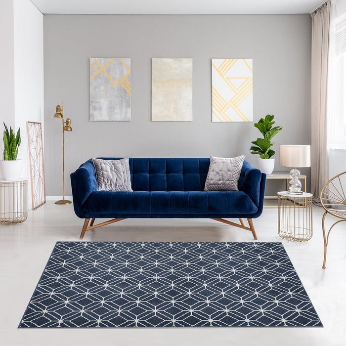 3 Piece Rug Set - Zara Blue