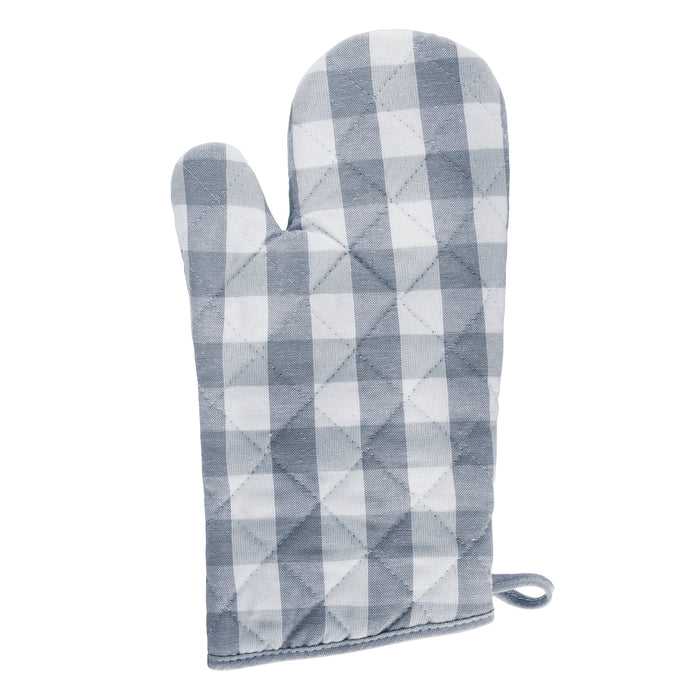 Check Oven Mitt - 7-inx13-in - Set of Two