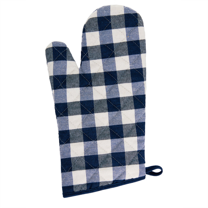 Check Oven Mitt - 7-inx13-in - Set of Two