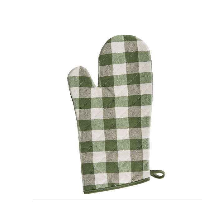 Check Oven Mitt - 7-inx13-in - Set of Two