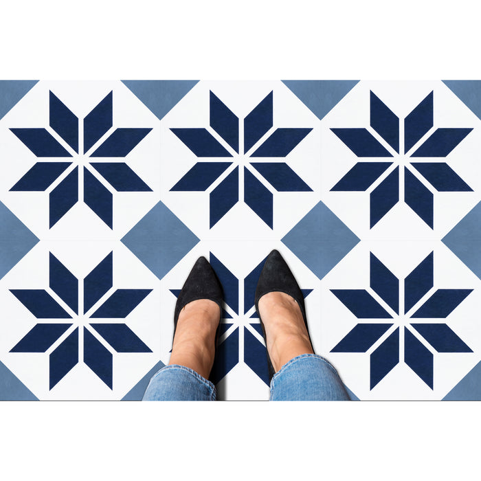 Retro Style 12x12 Self Adhesive Vinyl Floor Tile - 20 Tiles, 20 sqft